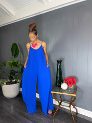 Flowy Wide Leg Jumpsuit - GlassHouse Chic