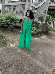 Flowy Wide Leg Jumpsuit - GlassHouse Chic