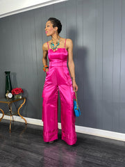 Pink Sexy Utility Jumpsuit - GlassHouse Chic